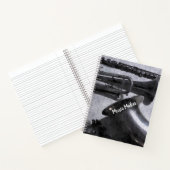 Musikinstrumente Silvery Gray Notizblock (Innenseite)