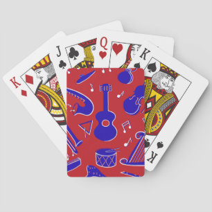 Musikinstrumente Spielkarten
