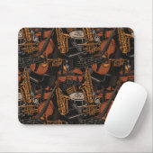 Musikinstrumente überall mousepad (Mit Mouse)