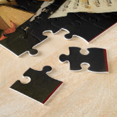 Musikinstrumente und Bücher Puzzle (Seite)