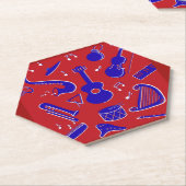 Musikinstrumente Untersetzer (angewinkelt)