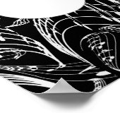 MUSIKINSTRUMENTE WeißSTEIN Poster (Ecke)