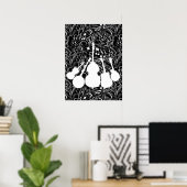 MUSIKINSTRUMENTE WeißSTEIN Poster (Heimbüro)