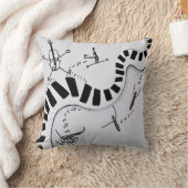 Musikinstrumente werfen Kissen (Decke)