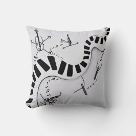 Musikinstrumente werfen Kissen