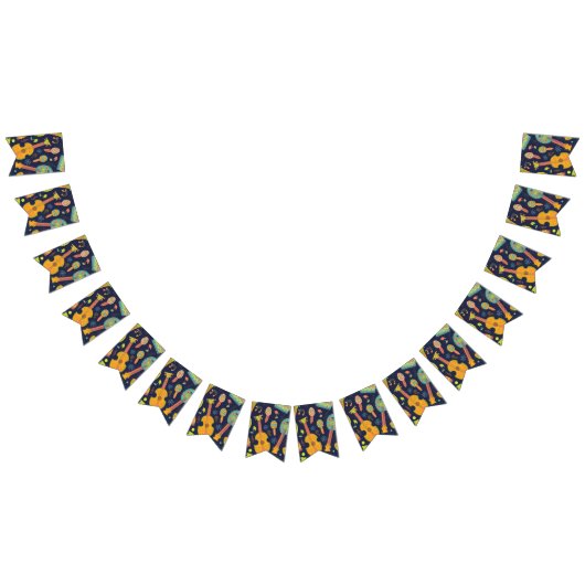 Musikinstrumente. Wimpelkette (Alle)