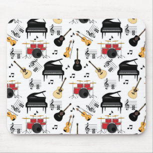Musikinstrumenten-Extravaganz Mousepad