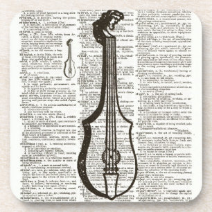 Musikinstrumenten-Wörterbuch-Kunst Untersetzer