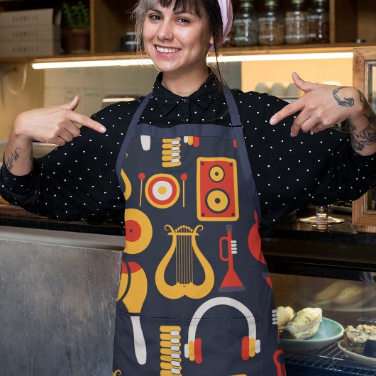 Musikinstrumentenklänge Schürze