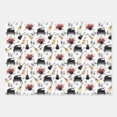 Musikinstrumentenmuster Geschenkpapier Set (Vorderseite)