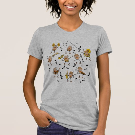 Musikinstrumentenrock T-Shirt (Vorderseite)
