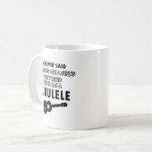 Musikinstrumententwürfe des Ukulele Kaffeetasse (Vorderseite Links)