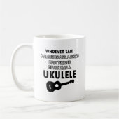 Musikinstrumententwürfe des Ukulele Kaffeetasse (Links)