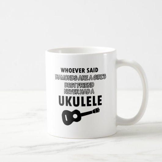 Musikinstrumententwürfe des Ukulele Kaffeetasse (Rechts)