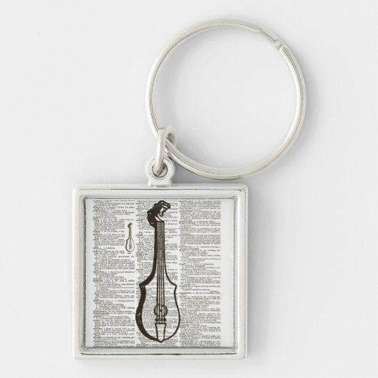 Musikinstrumentenwörterbuch Schlüsselanhänger (Vorne)