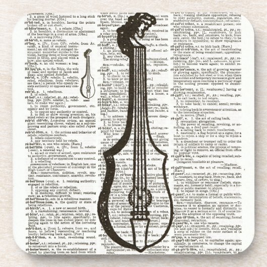 Musikinstrumentenwörterbuch Untersetzer (Vorderseite)