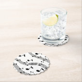 Musikinstrumentklänge gemustert untersetzer (Vor Ort)