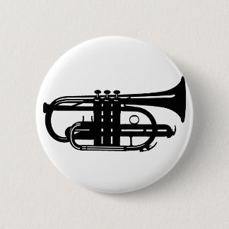 Musikinstrumentkornett - Musiker Button