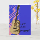 Musikjubiläum Karte (Gelbe Blume)