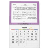 Musikkalender 2025 für das Jahr der Schlange Kalender (Mär 2027)