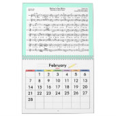 Musikkalender 2025 für das Jahr der Schlange Kalender (Feb 2027)