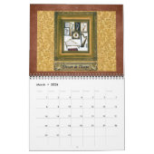 Musikkalender, Illustrationen zu Musikinstrumenten Kalender (Mär 2026)