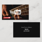 Musikkanal-Werbekarte Visitenkarte (Vorne/Hinten)