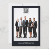 Musikkapellen Weihnachtsfeiertag Feiertagskarte (Rückseite)