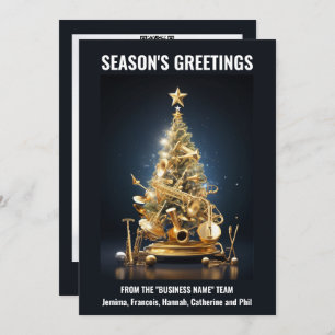 Musikkapellen Weihnachtsfeiertag Feiertagskarte