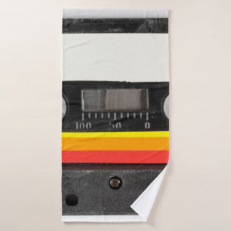 Musikkassette Badehandtuch