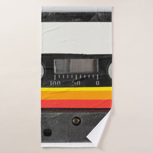 Musikkassette Badehandtuch (Badehandtuch)
