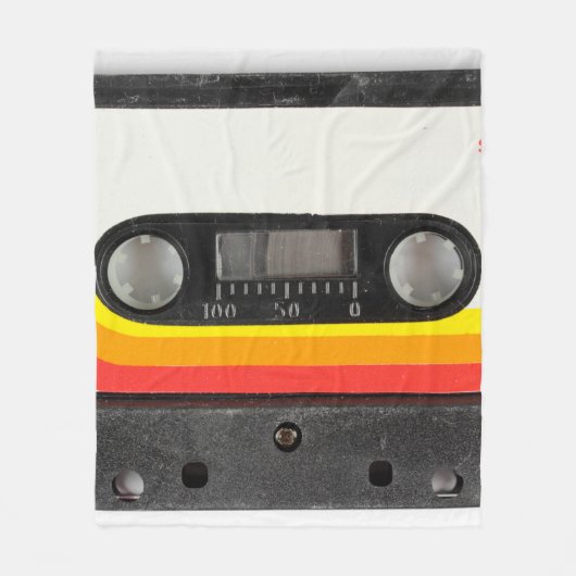 Musikkassette Fleecedecke (Vorderseite)
