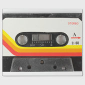 Musikkassette Geschenkpapier (Flach)