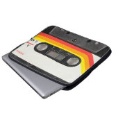 Musikkassette Laptopschutzhülle (Vorne Knopf)