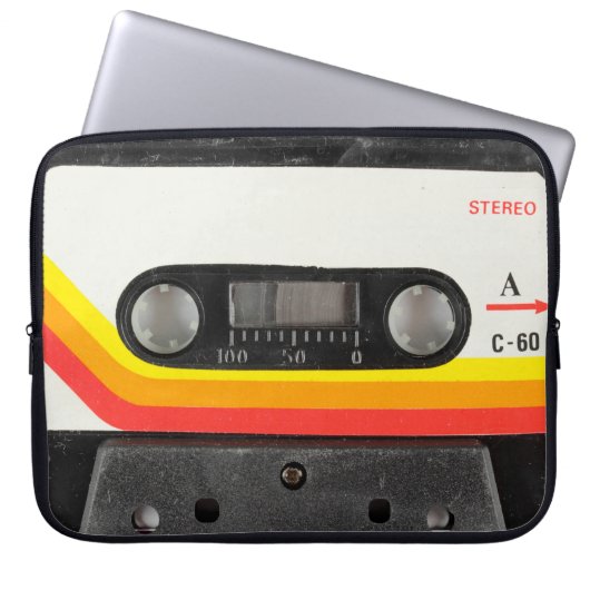Musikkassette Laptopschutzhülle (Vorderseite)