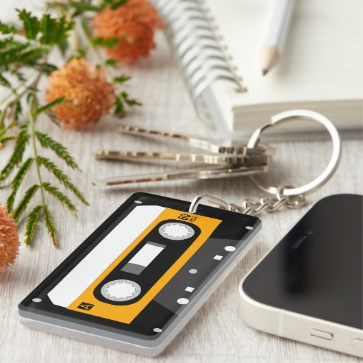 Musikkassette Schlüsselanhänger (Vorderseite rechts)