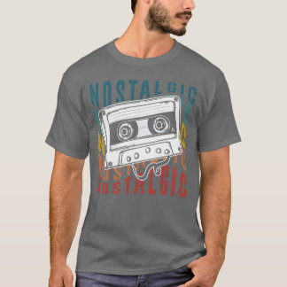 Musikkassette thematisierter Rock Original Retro T-Shirt
