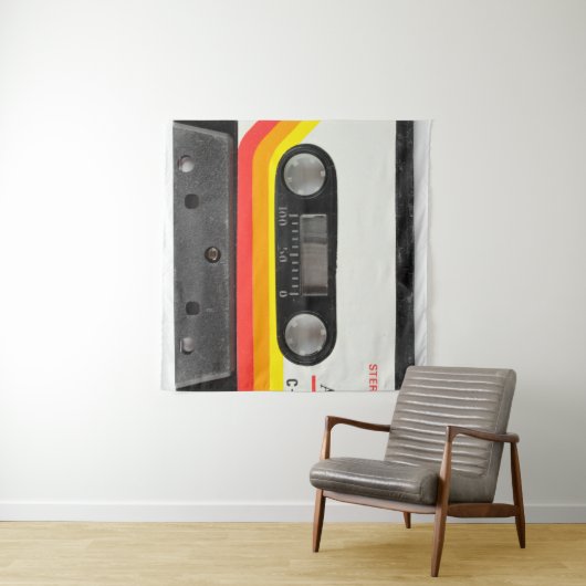 Musikkassette Wandteppich (Beispiel (Horizontal))