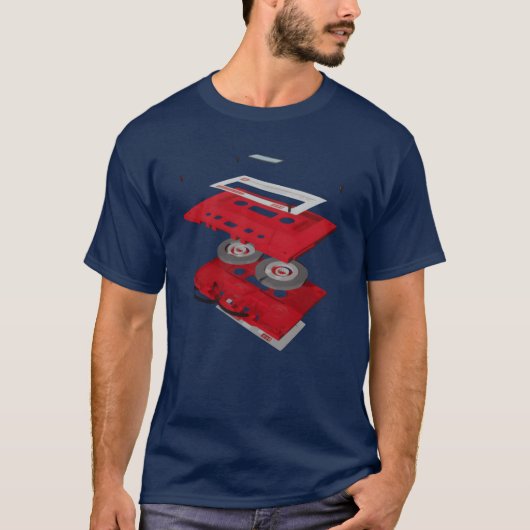 Musikkassetten-Junge T-Shirt (Vorderseite)
