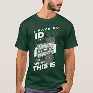 Musikkassettenband Jahr Legendäre Hits Junge T-Shirt