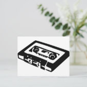 Musikkassettendesign Postkarte (Stehend Vorderseite)