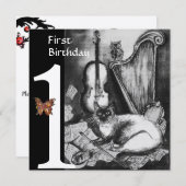 MUSIKKATALISIERUNG - Schwarzes Silber der ersten G Einladung (Vorne/Hinten)