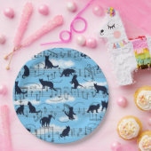 Musikkätzchen Pappteller (Party)