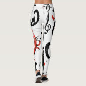 Musikkatze Leggings (Rückseite)