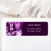 MUSIKKATZE, Lila rosa Violett und Weiß (Insitu)