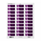 MUSIKKATZE, Lila rosa Violett und Weiß (Vorne)