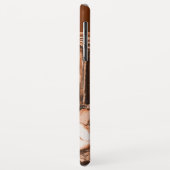 MUSIKKATZE MIT EIGENSCHAFT IN BROWN SEPIA GEM Case-Mate iPhone HÜLLE (Hinten/Links)