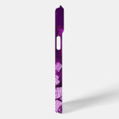 MUSIKKATZE MIT EIGENSCHAFT IN PINK LILA GEM Case-Mate iPhone HÜLLE (Rückseite / Rechts)