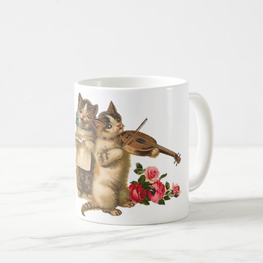 Musikkatzen Kaffeetasse (VorderseiteRechts)