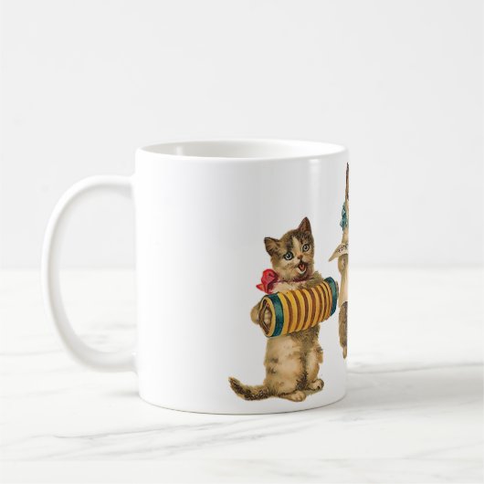 Musikkatzen Kaffeetasse (Links)